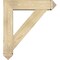 Ekena Millwork Traditional Arts and Crafts Rough Sawn Bracket w/ Offset Brace, Douglas Fir, 8"W x 34"D x 38"H BKT0806X34X38TRA03RDF - alternate 2
